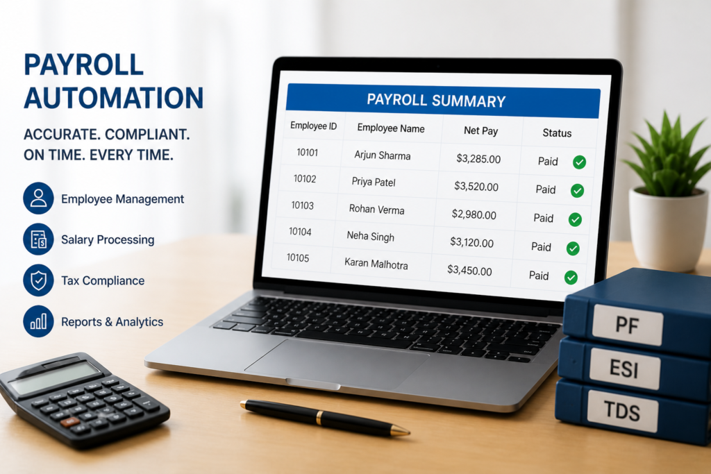 Seamless Payroll Processing & Compliance